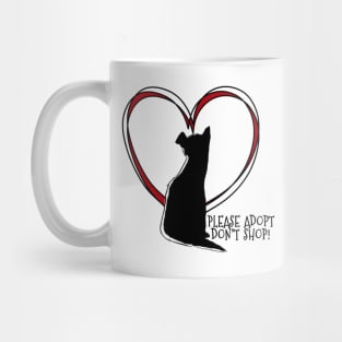 Please Adopt, Don't Shop! Pets | Cherie's Art Original (c)2020 Mug